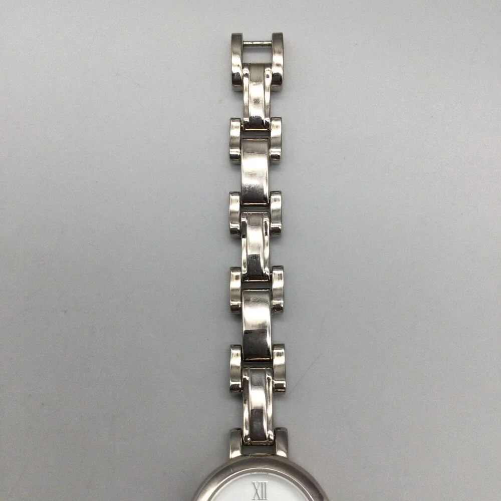 Anne Klein Womens Watch 22mm White Dial Silver Tone 10/6155 New Battery 6